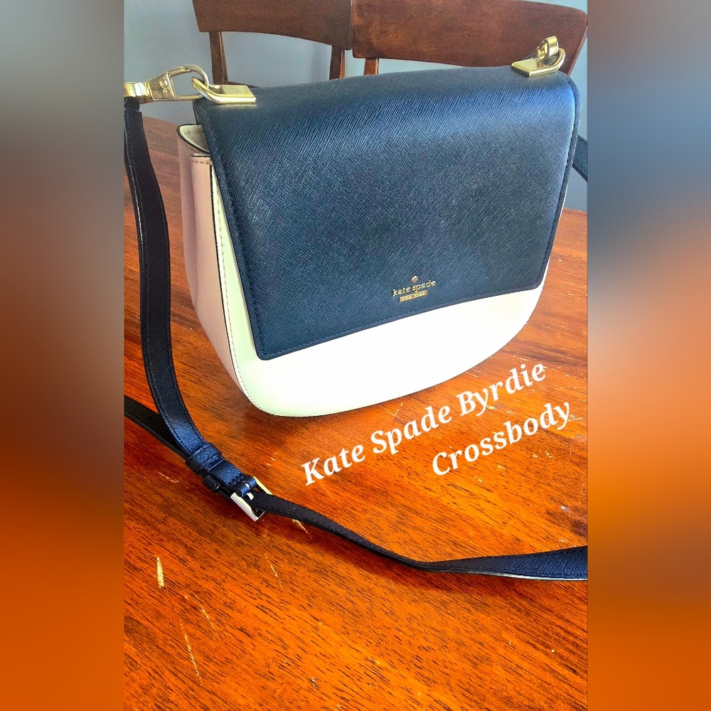SOLD....Kate Spade Black and Cream Crossbody Bag